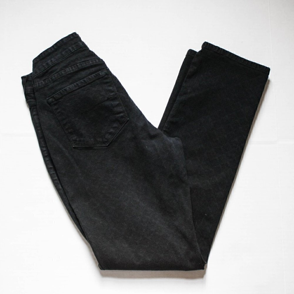 NYDJ Black Skinny Jeans Honey Comb Print S…
